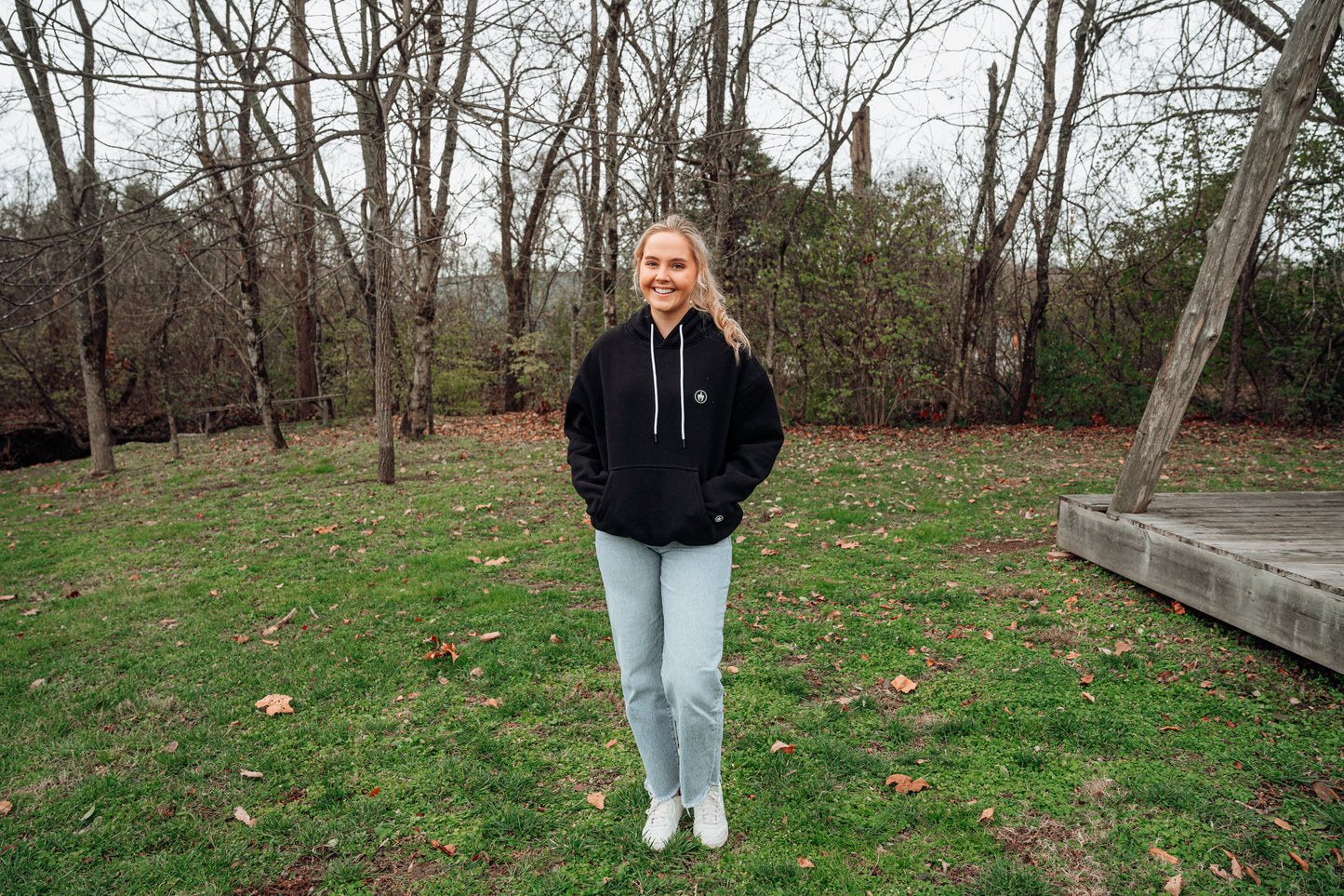 Black Emblem Hoodie