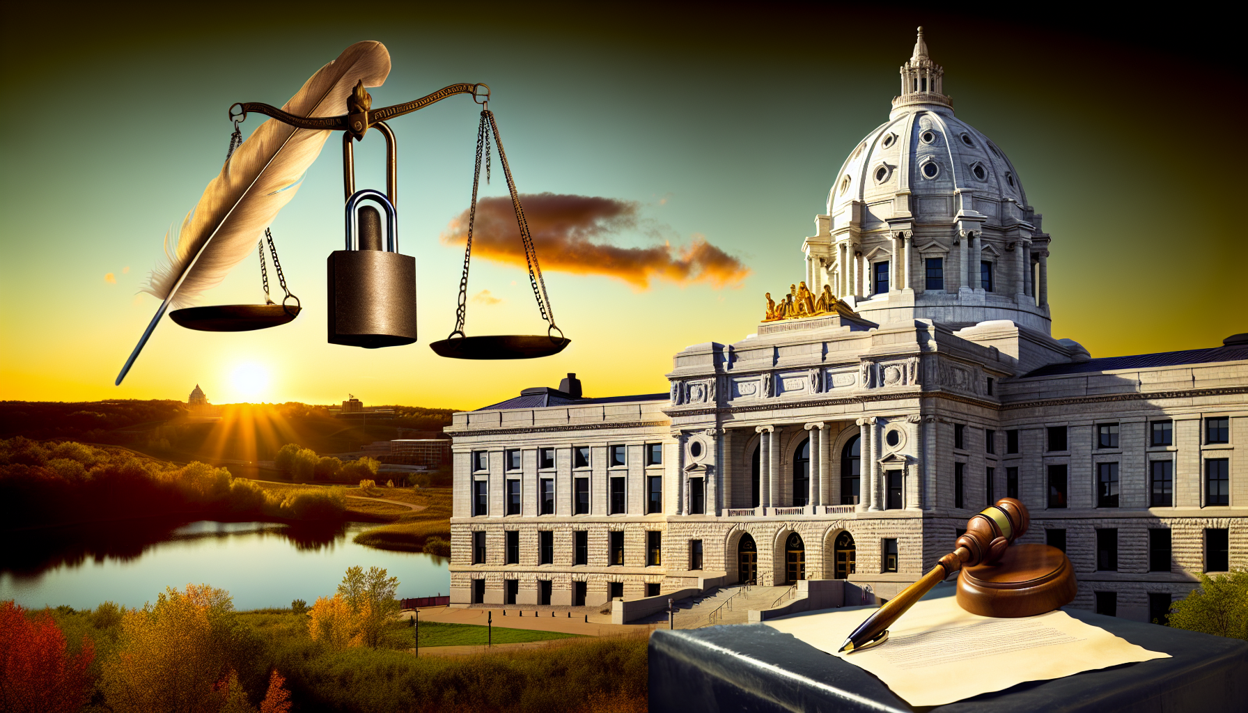 Minnesota Second Amendment law: An act relating to financing and operation of state and local government; providing for judiciary, public safety, and corrections; modifying provisions relating to public safety, law enforcement, crime, crime victims, background checks, extreme risk protection orders, and other justice-related matters; amending and repealing various statutes